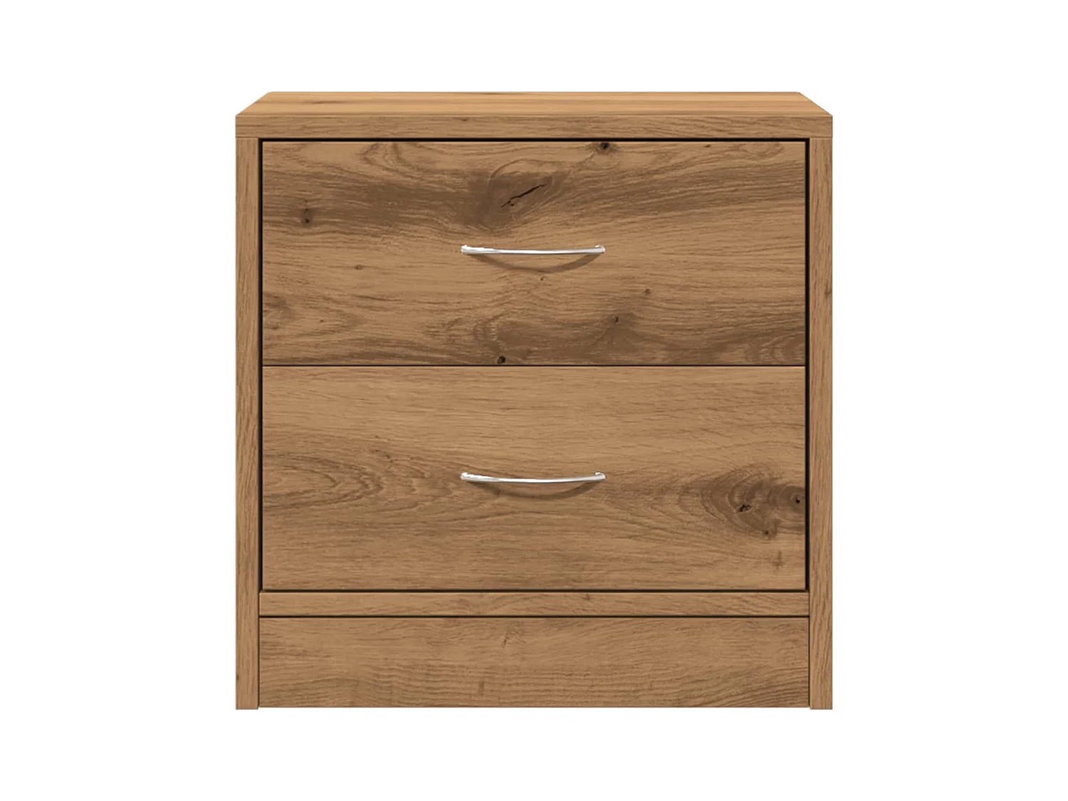 Table de chevet-Table d'appoint chêne artisanal 40x30x40 cm bois d'ingénierie