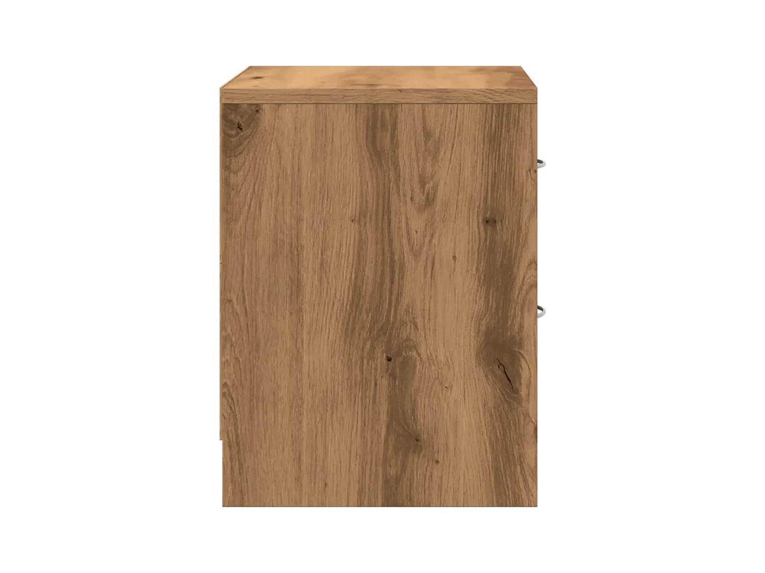 Table de chevet-Table d'appoint chêne artisanal 40x30x40 cm bois d'ingénierie