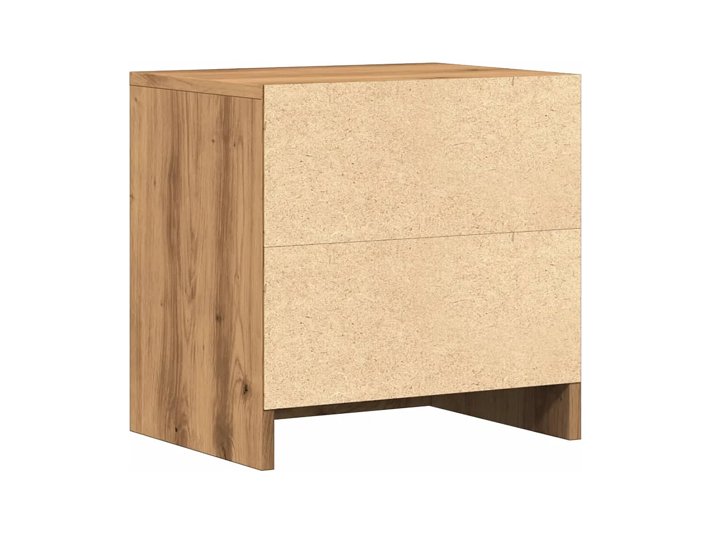 Table de chevet-Table d'appoint chêne artisanal 40x30x40 cm bois d'ingénierie