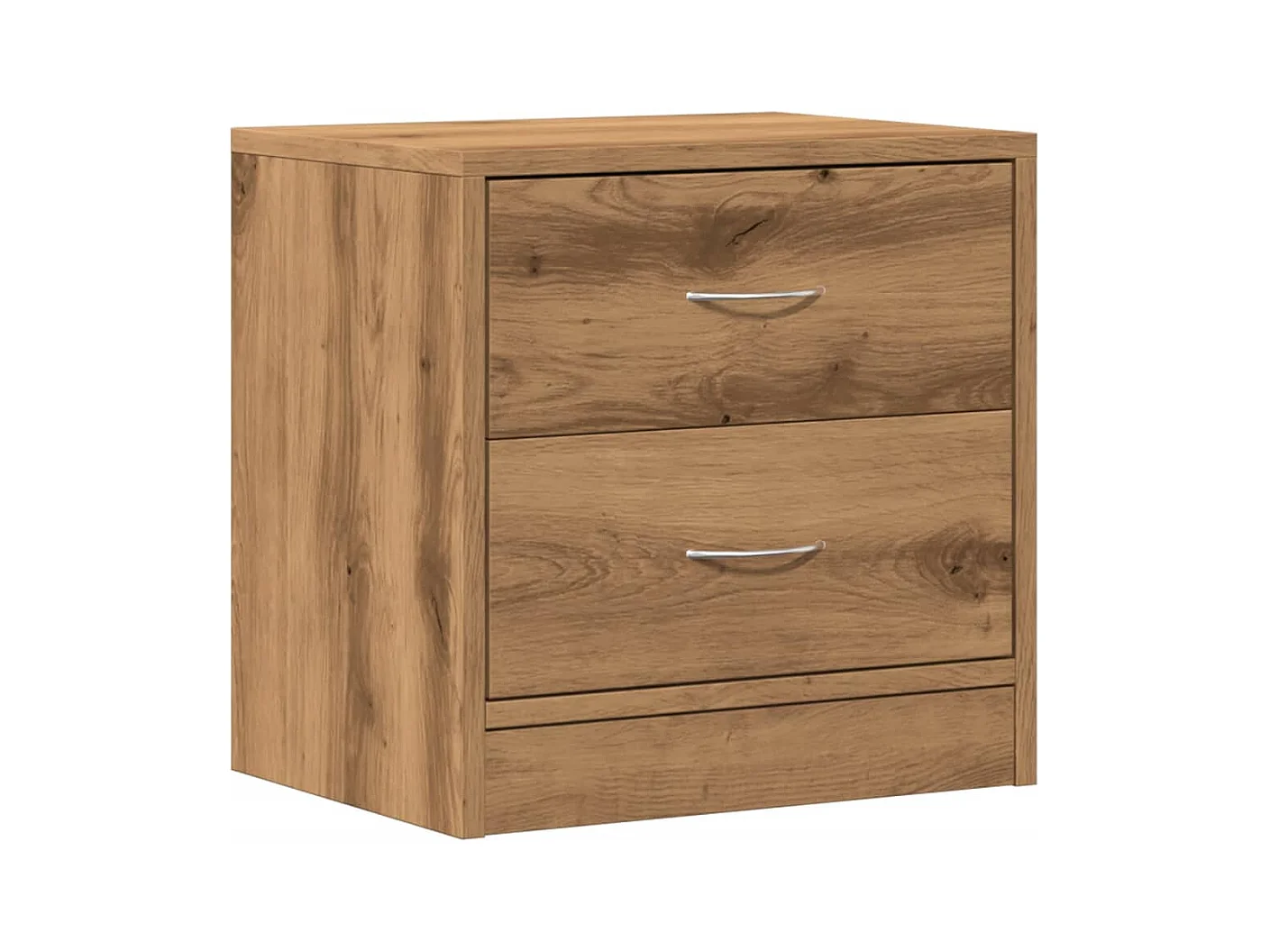 Mesita de noche | Mesilla de noche madera de ingeniería roble artisian 40x30x40 cm