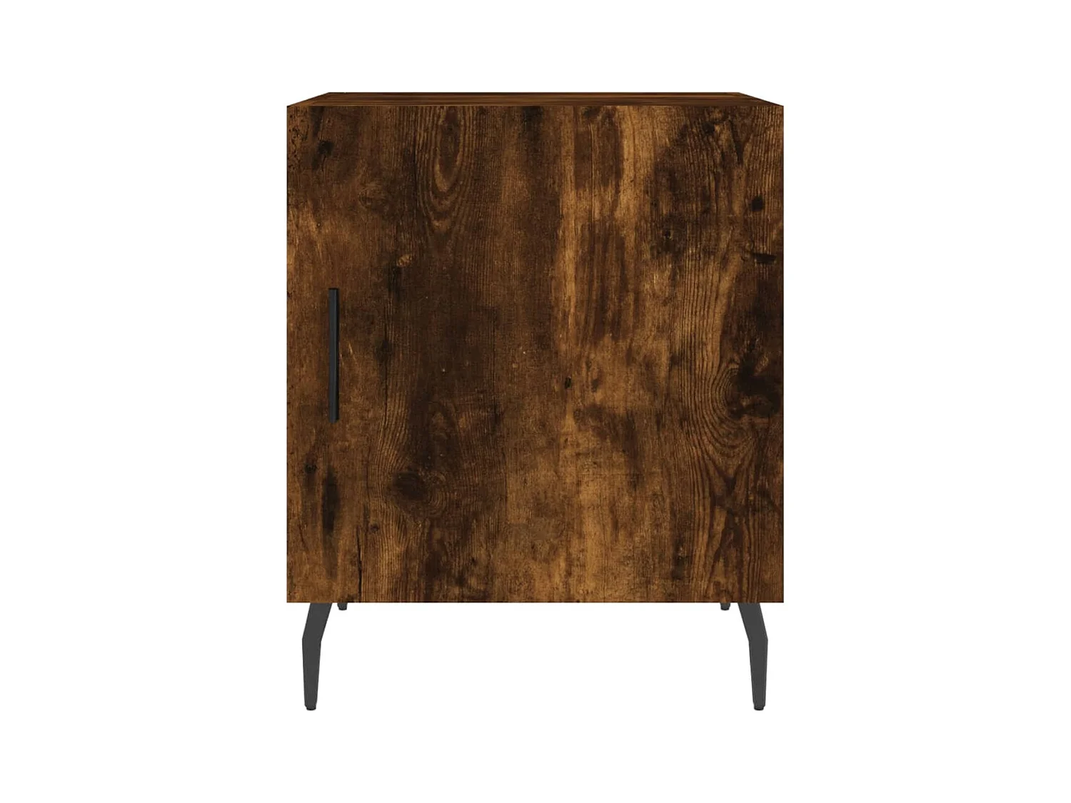 Table de chevet-Table d'appoint-Table de nuit chêne fumé 40x40x50 cm bois d'ingénierie