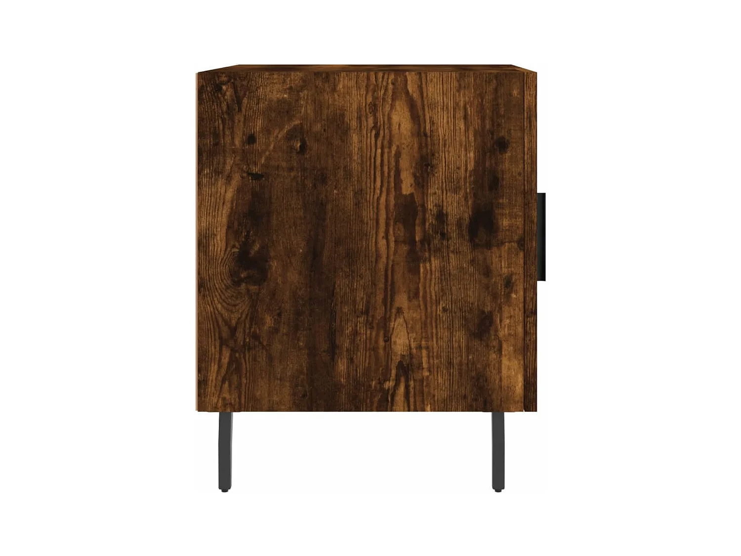 Table de chevet-Table d'appoint-Table de nuit chêne fumé 40x40x50 cm bois d'ingénierie