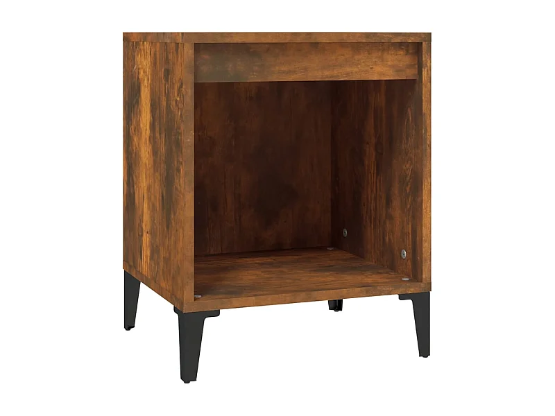 Table de chevet-Table d'appoint-Table de nuit Chêne fumé 40x35x50 cm