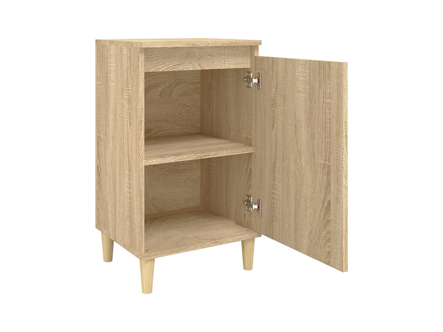 Mesitas de noche | Mesilla de noche 2 uds madera contrachapada roble 40x35x70 cm