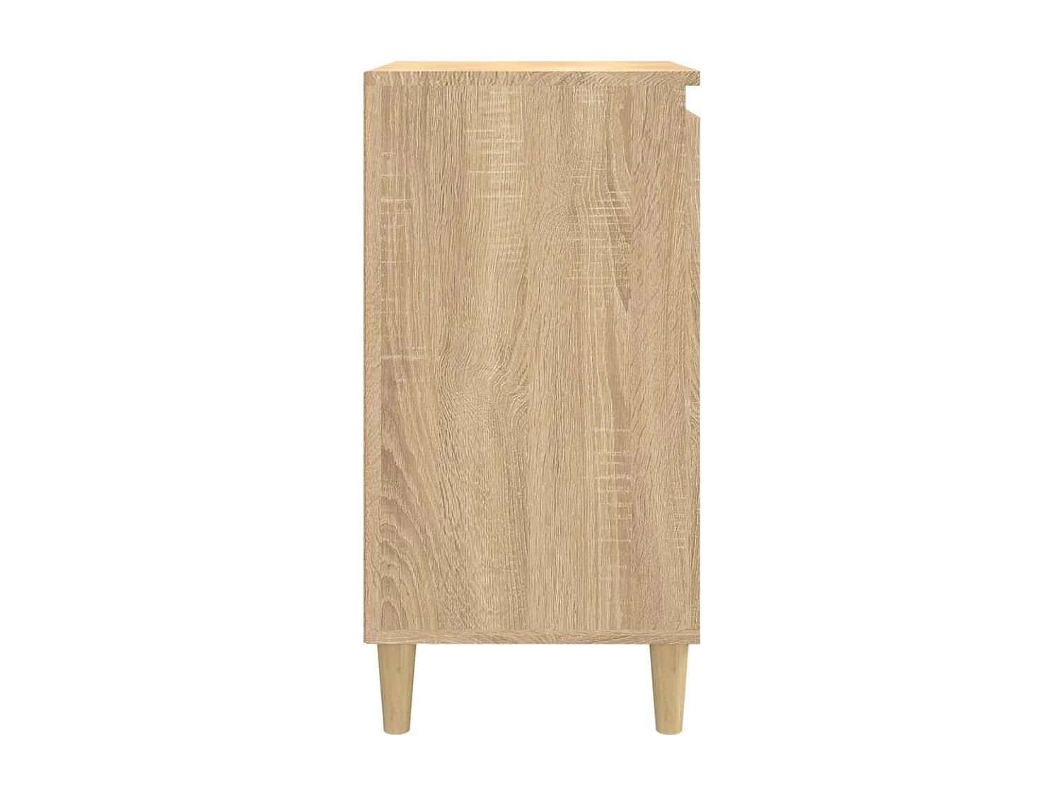 Nachttisch 2er Set-Beistelltisch-Nachttischkommode Sonoma-Eiche 40x35x70 cm Holzwerkstoff SHL94001