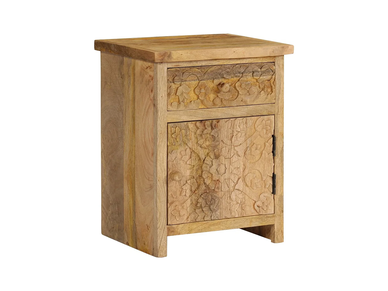 Table de chevet-Table d'appoint Bois de manguier massif 40x30x50 cm