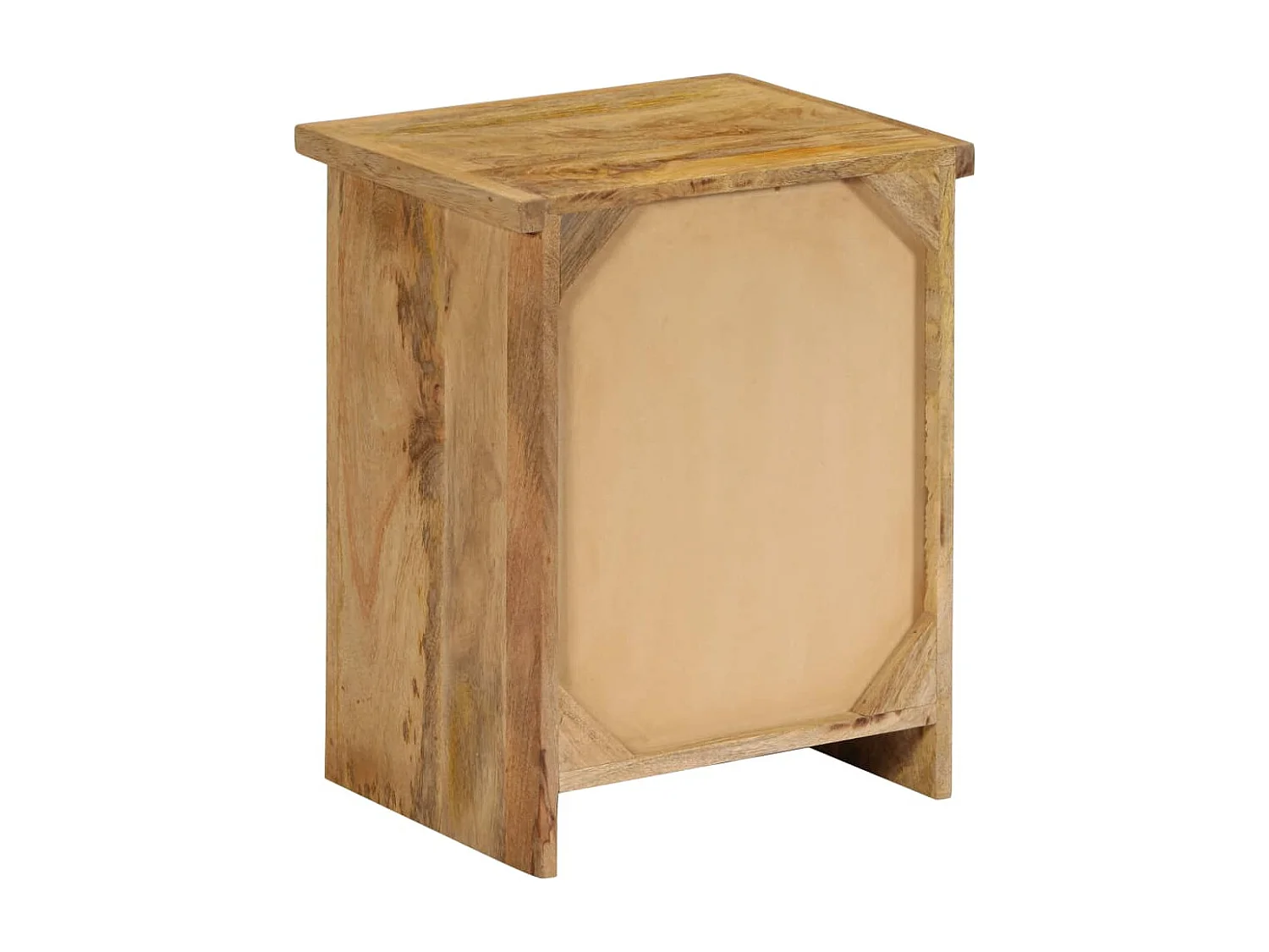 Comodino | Tavolino da notte in Legno Massello di Mango 40x30x50 cm SHL6389