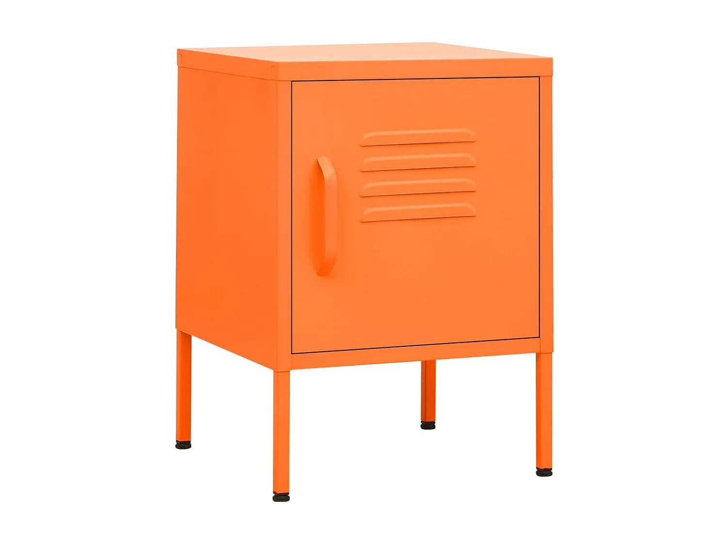Nachttisch-Beistelltisch Orange 35x35x51 cm Stahl SHL62867