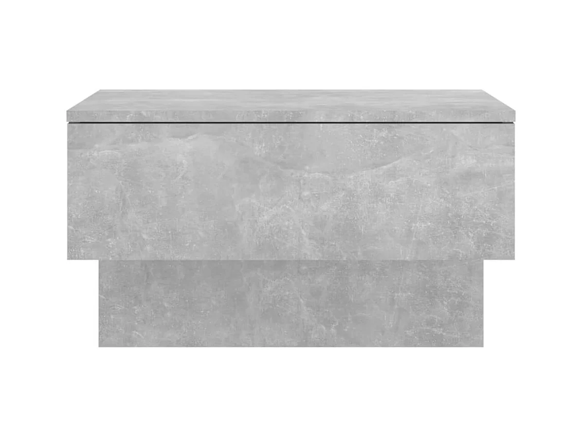 Mesitas de noche | Mesilla de noche de pared 2 uds color gris hormigón