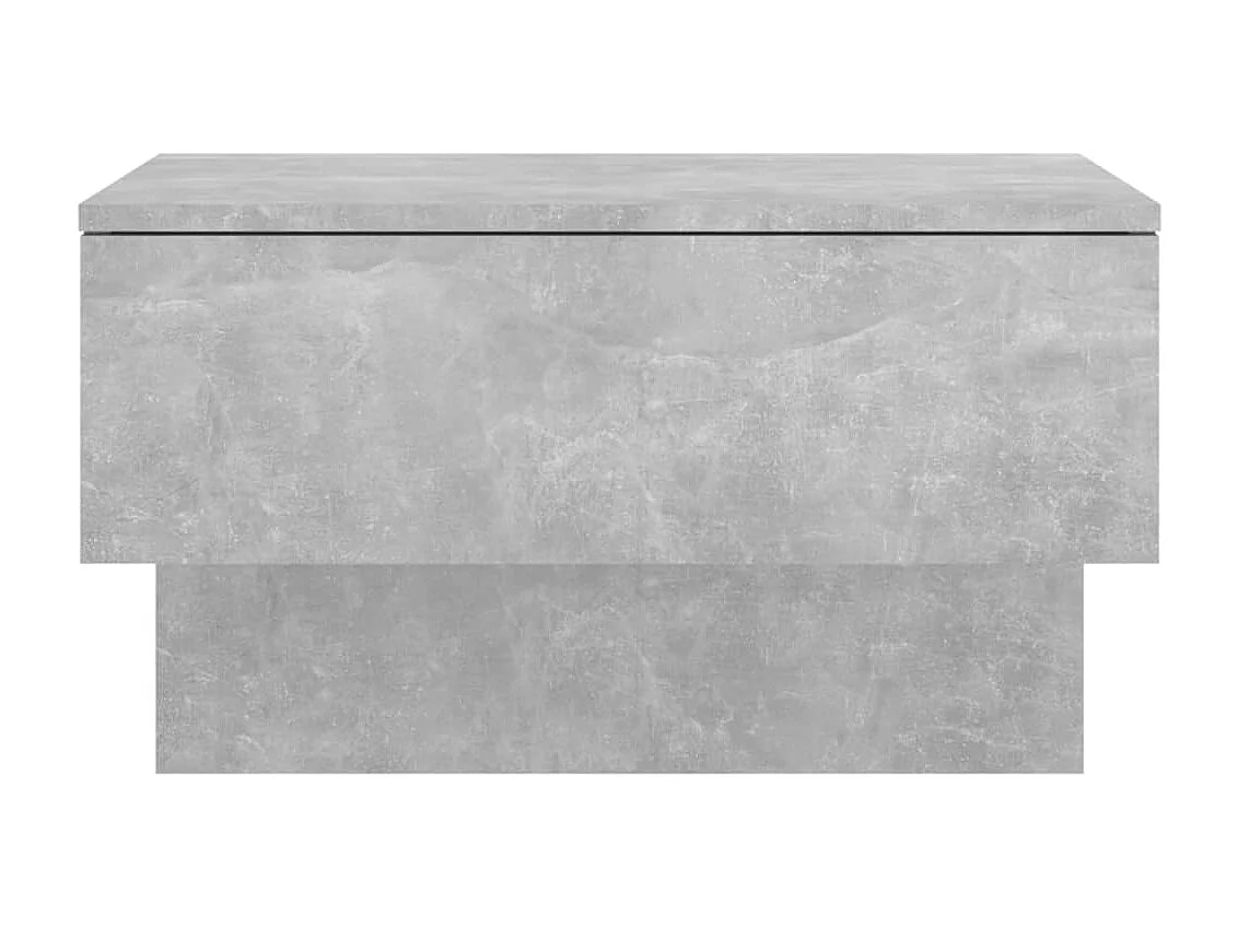 Mesitas de noche | Mesilla de noche de pared 2 uds color gris hormigón