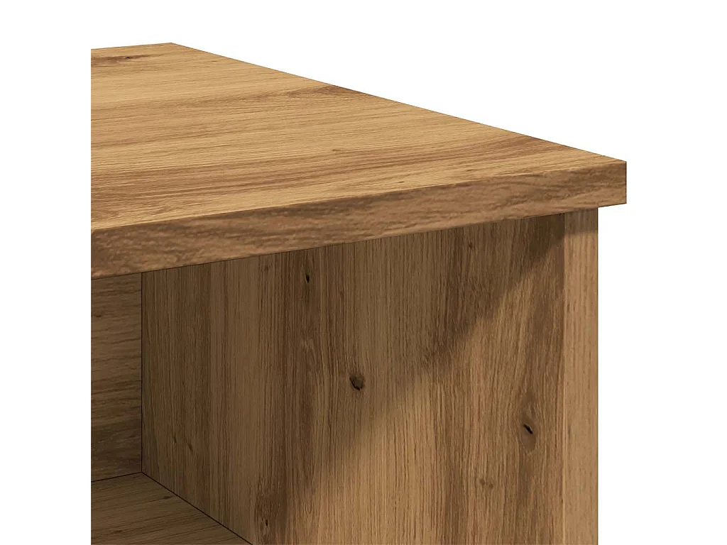 Nachttisch 2er Set-Beistelltisch Artisan-Eiche 40x36x65 cm Holzwerkstoff SHL26781