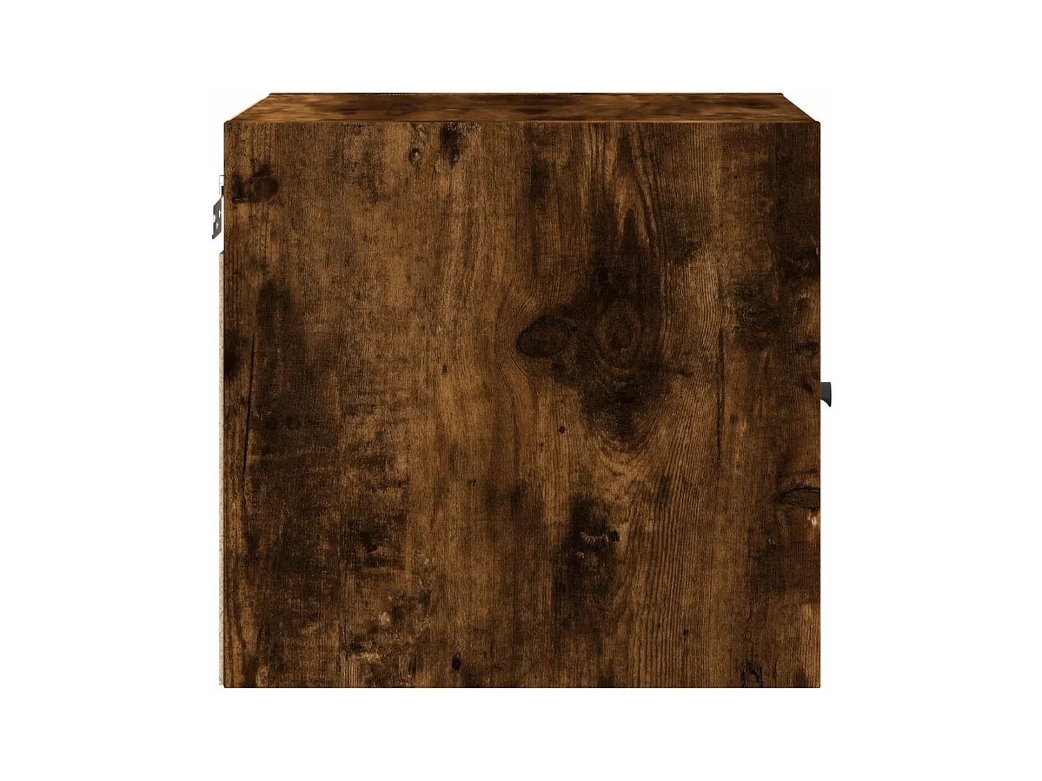 Mesitas de noche | Mesilla de noche puertas de vidrio 2 uds roble ahumado 35x37x35 cm