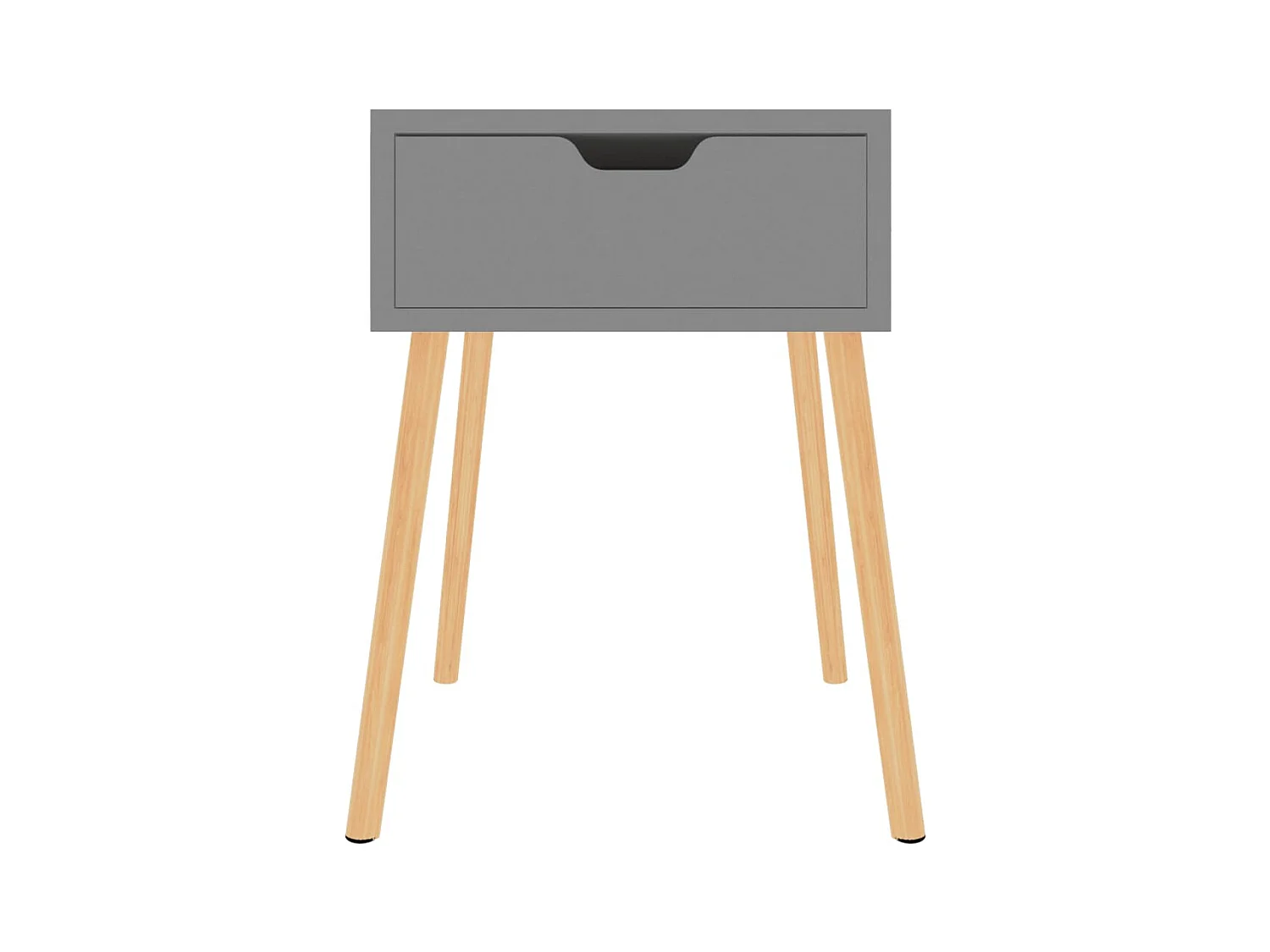 Mesitas de noche | Mesilla de noche 2 uds madera de ingeniería gris 40x40x56 cm