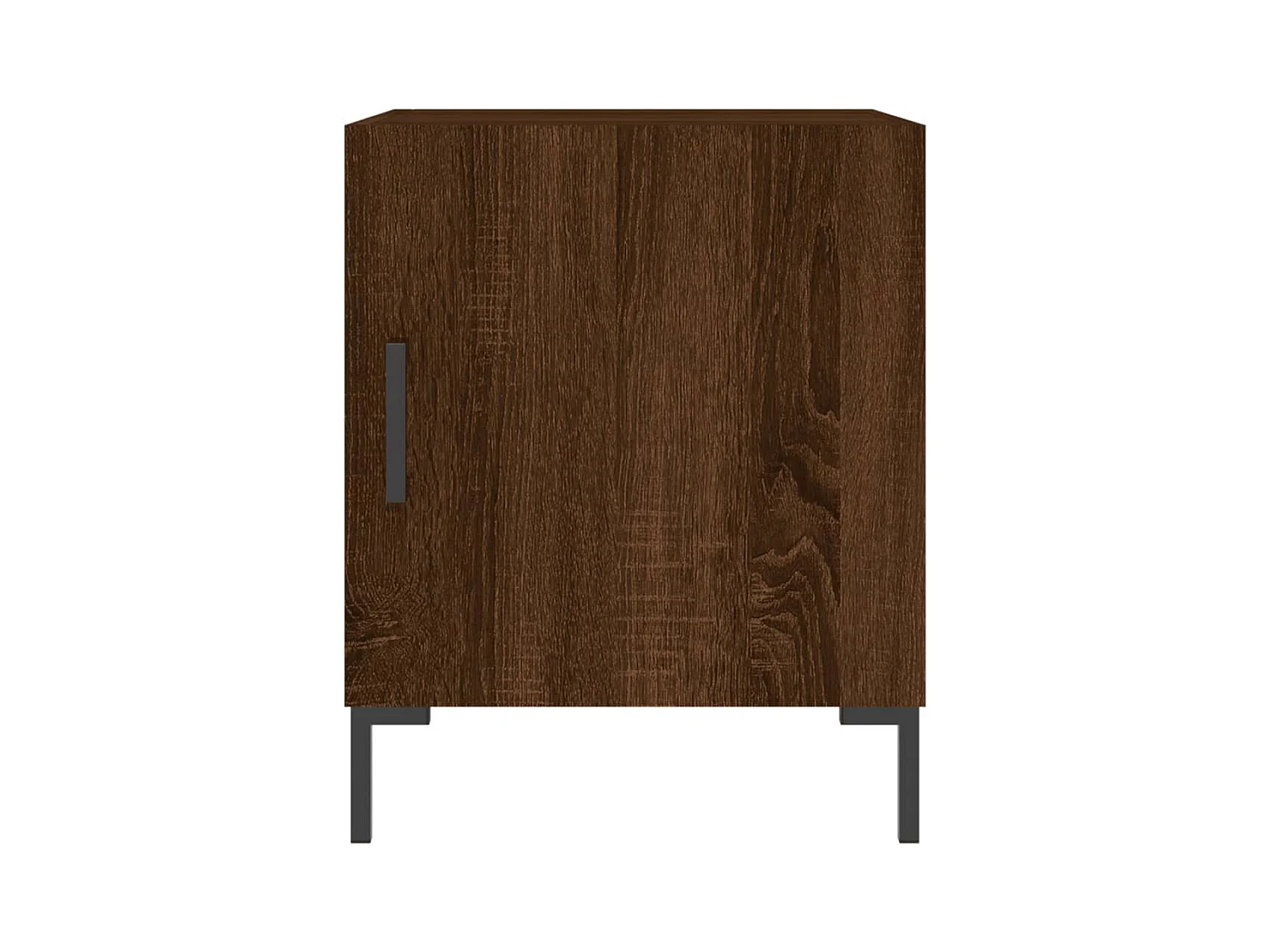 Mesitas de noche | Mesilla de noche 2 uds madera ingeniería marrón roble 40x40x50 cm