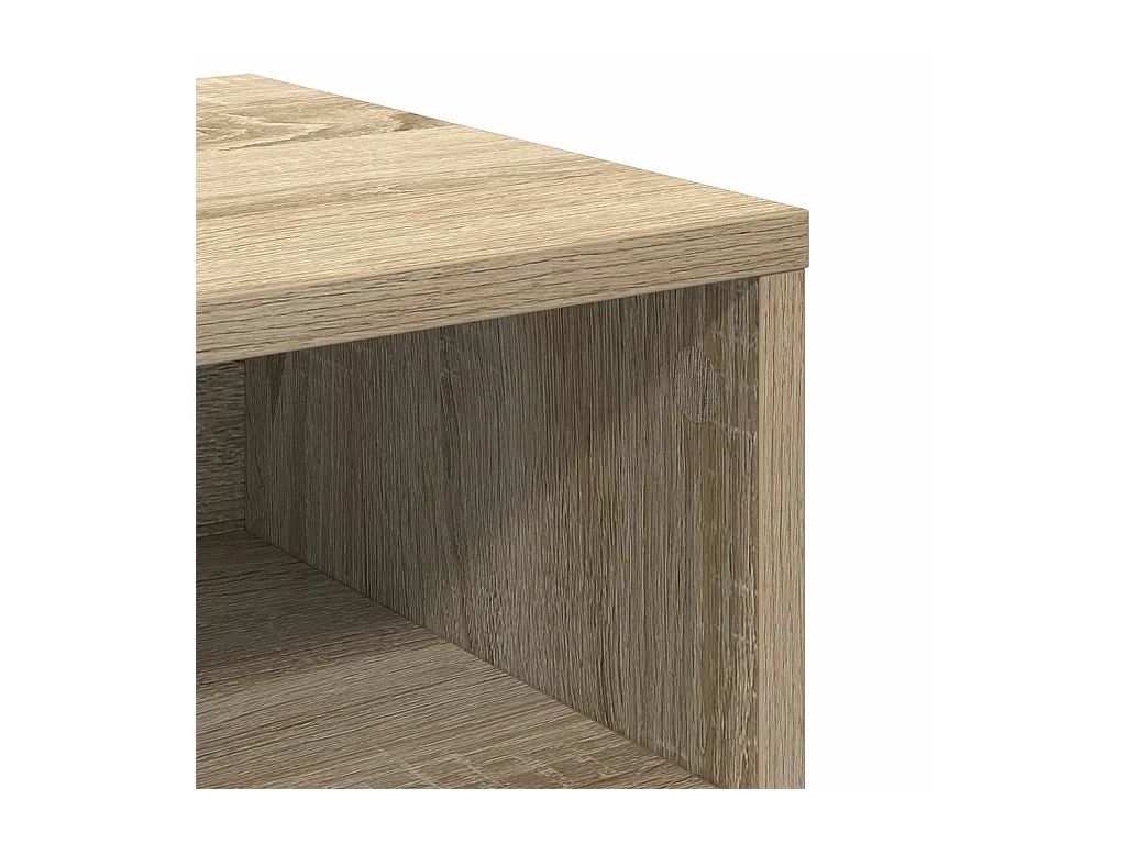 Mesita de noche | Mesilla de noche madera contrachapada roble sonoma 40x30x30 cm