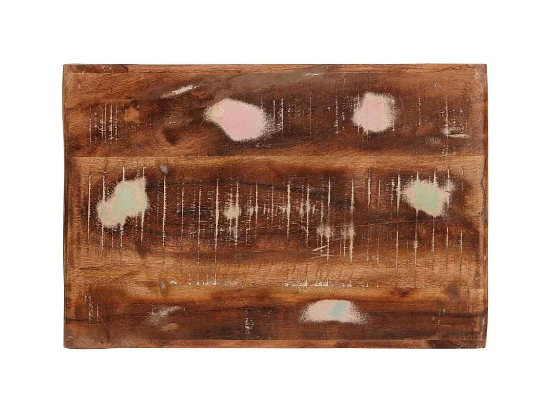 Table de chevet-Table d'appoint-Table de nuit 45x30x24 cm bois de récupération massif