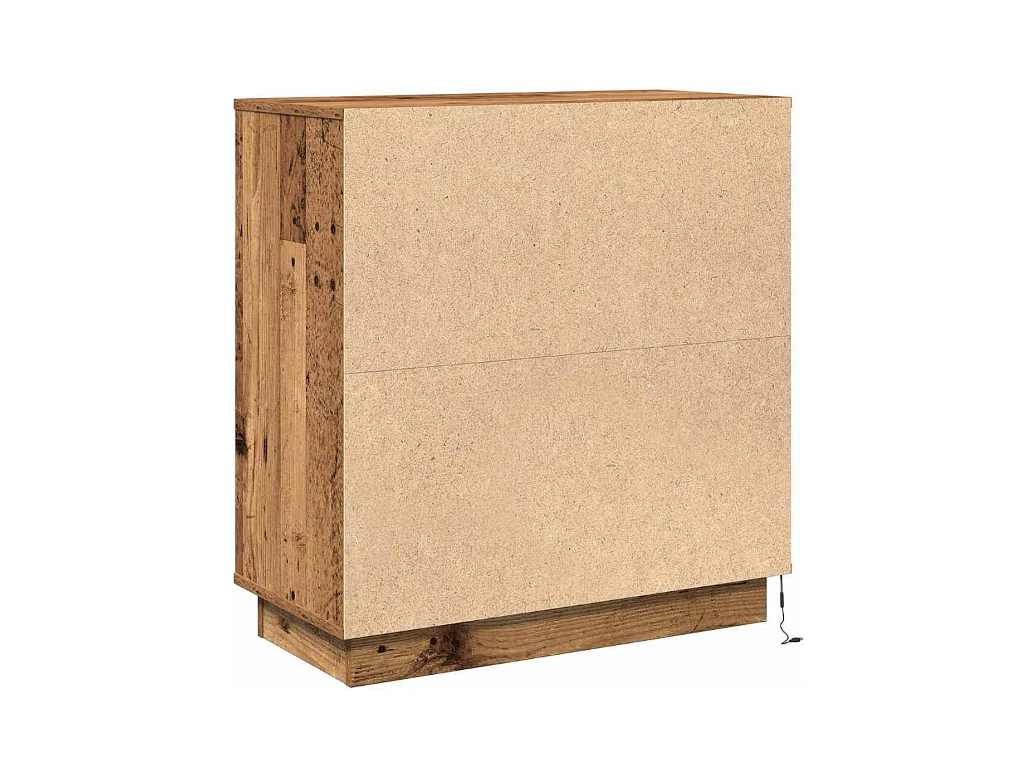 Mesita de Noche | Armario de Noche con cajón con Madera vieja 71x34.5x75 cm