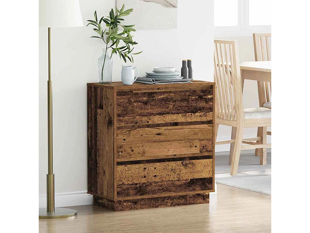 Nachttisch-Beistelltisch Altholz 71 x 34,5 x 75 cm Holzwerkstoff SHL69165