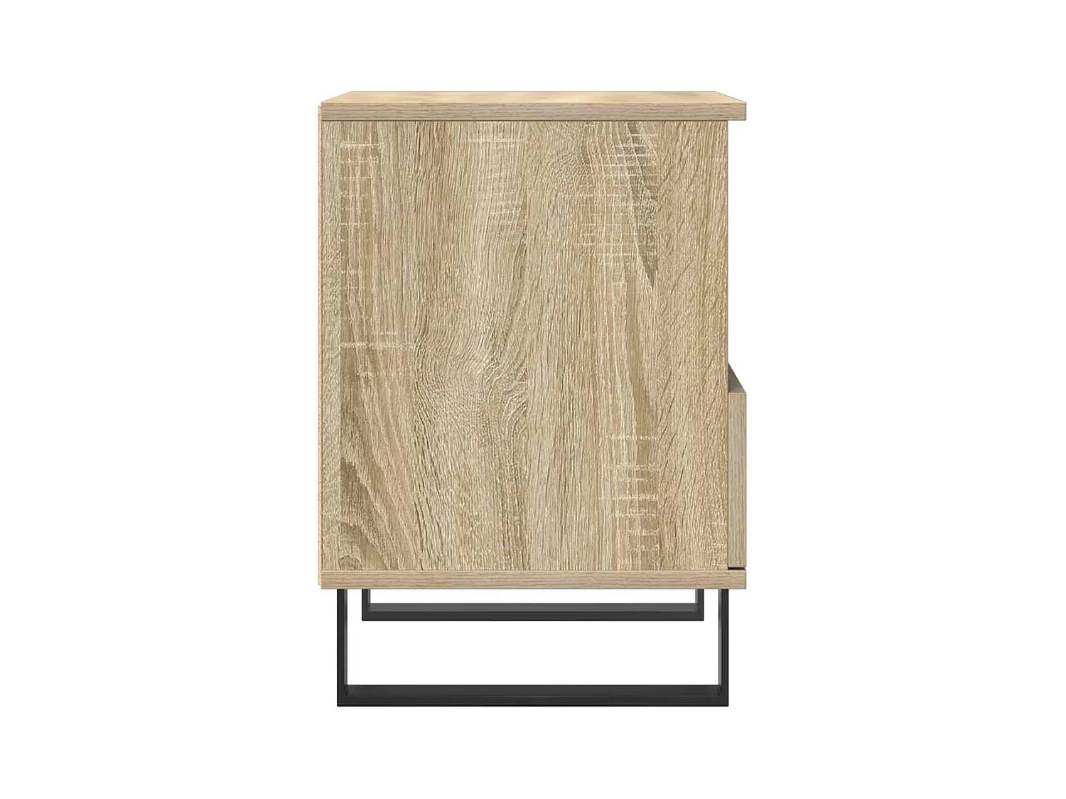 Mesitas de noche | Mesilla de noche 2 uds madera ingeniería roble Sonoma 40x35x50 cm