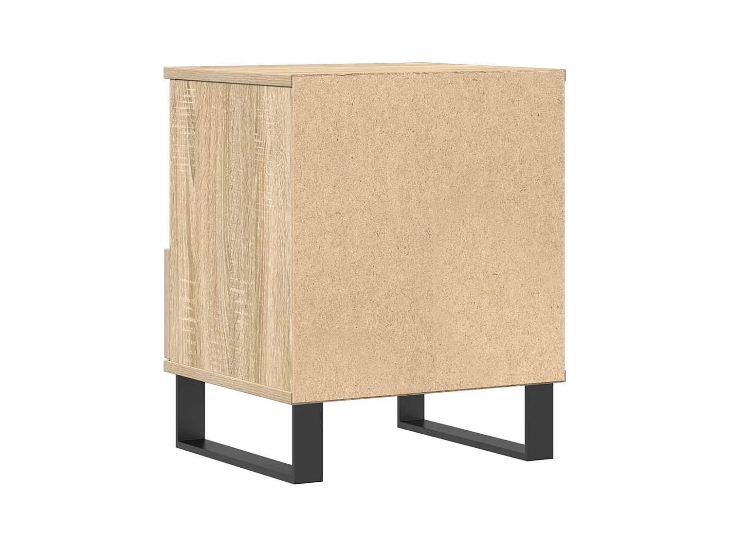 Mesitas de noche | Mesilla de noche 2 uds madera ingeniería roble Sonoma 40x35x50 cm