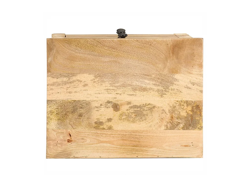 Mesita de noche | Mesilla de noche de madera maciza de mango 45x35x60 cm