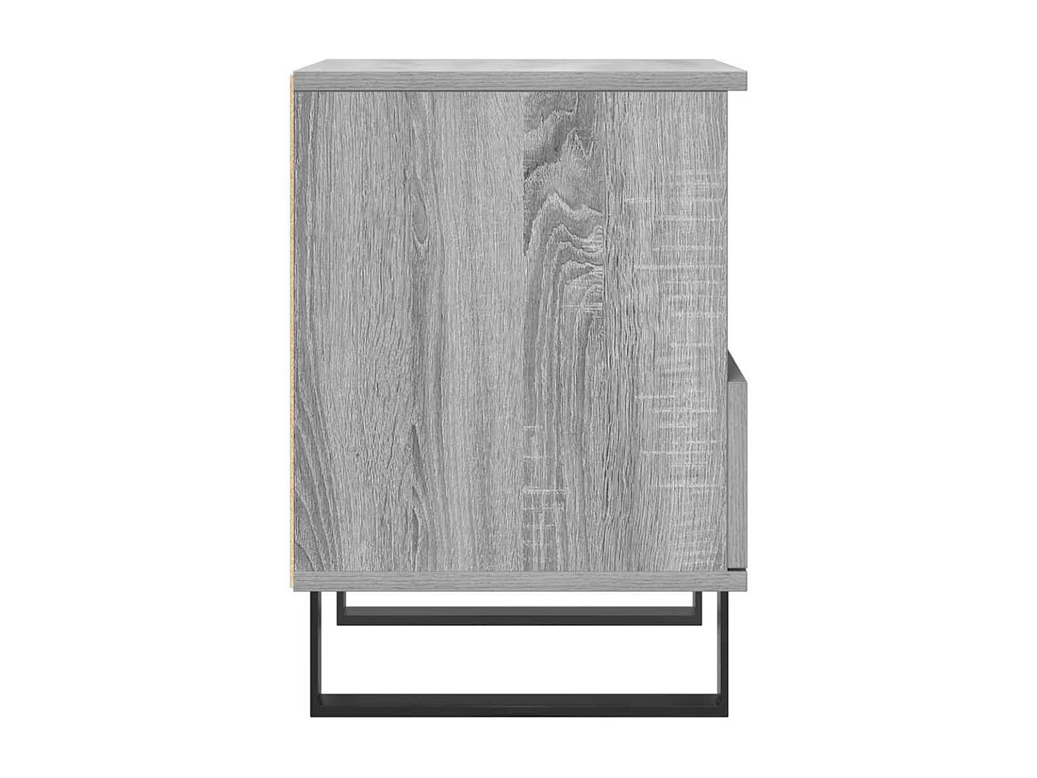 Mesita de noche | Mesilla de noche madera de ingeniería gris Sonoma 40x35x50 cm