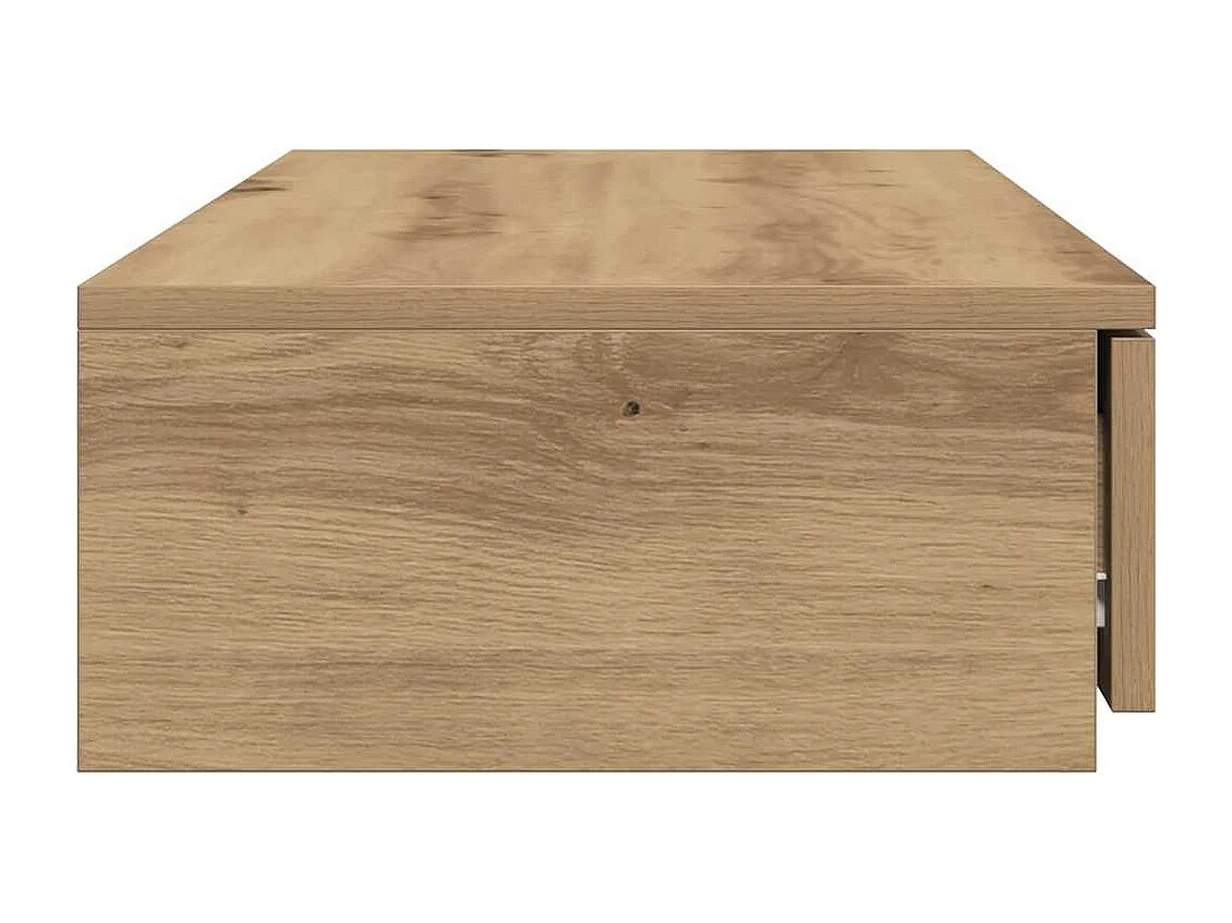 Gavetas de cama carvalho artisiano 100x36.5x16.5 cm