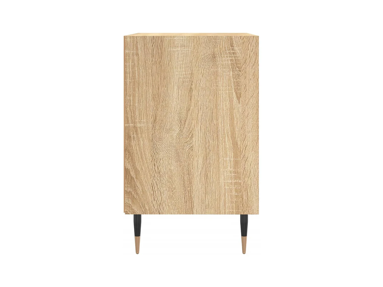 Mesitas de noche | Mesilla de noche 2 uds madera ingeniería roble Sonoma 40x30x50 cm