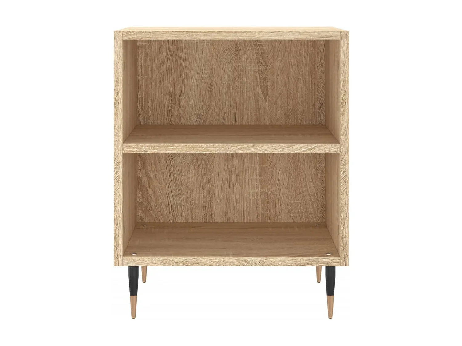 Tables de chevet lot de 2 avec rangement chêne sonoma 40x30x50cm bois d'ingénierie