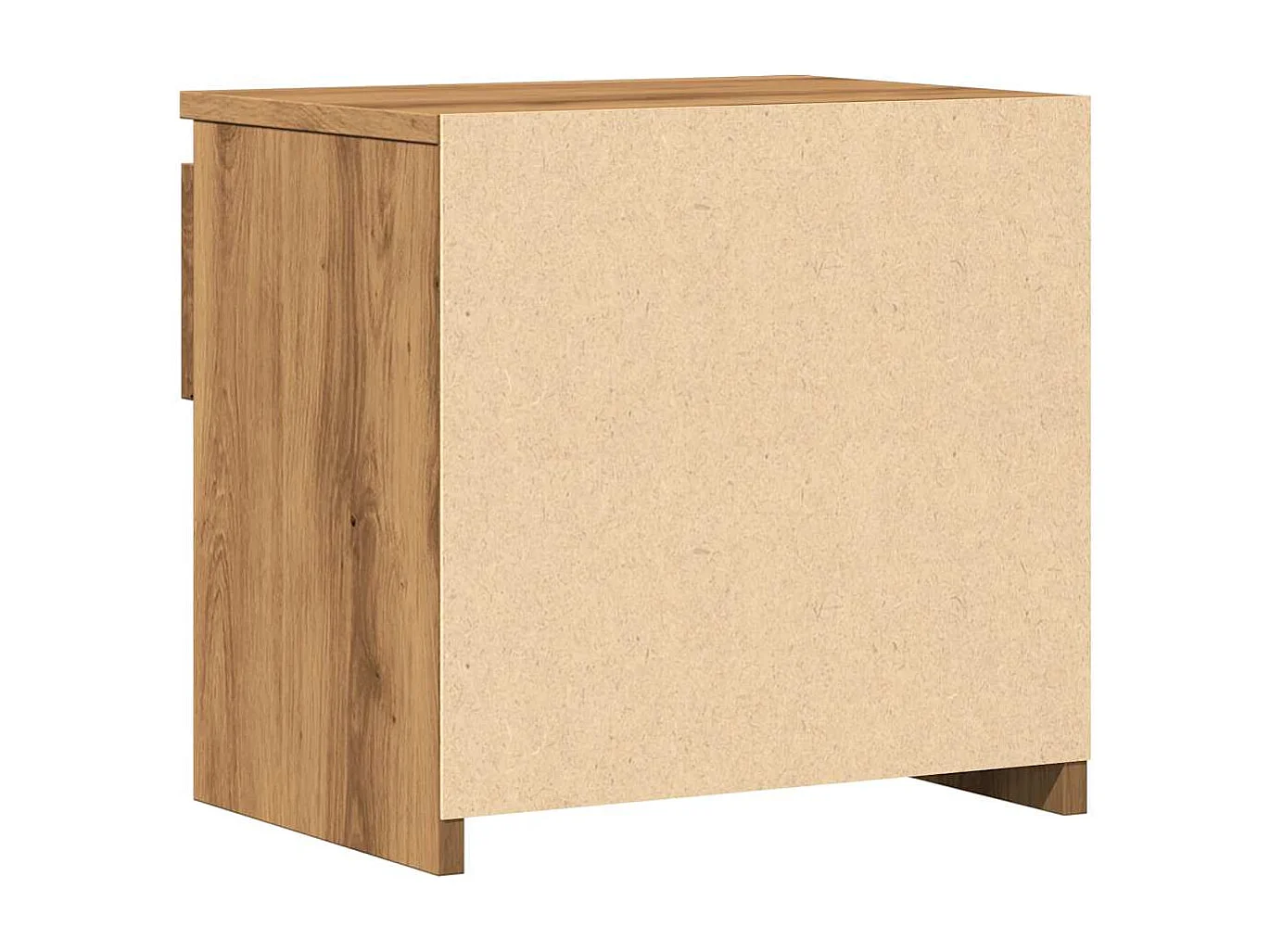 Table de chevet-Table d'appoint chêne artisanal 40x30x39 cm bois d'ingénierie