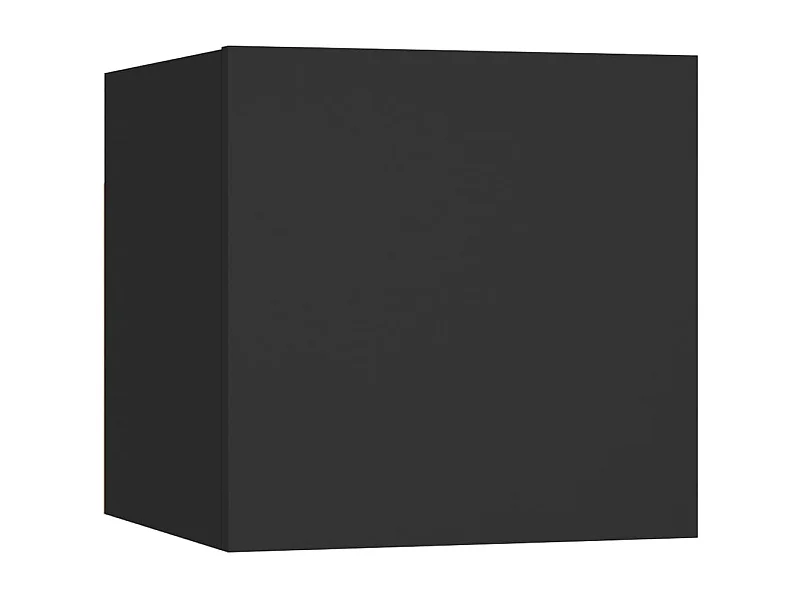 Table de chevet-Table d'appoint-Table de nuit Noir 30,5x30x30 cm Bois d'ingénierie