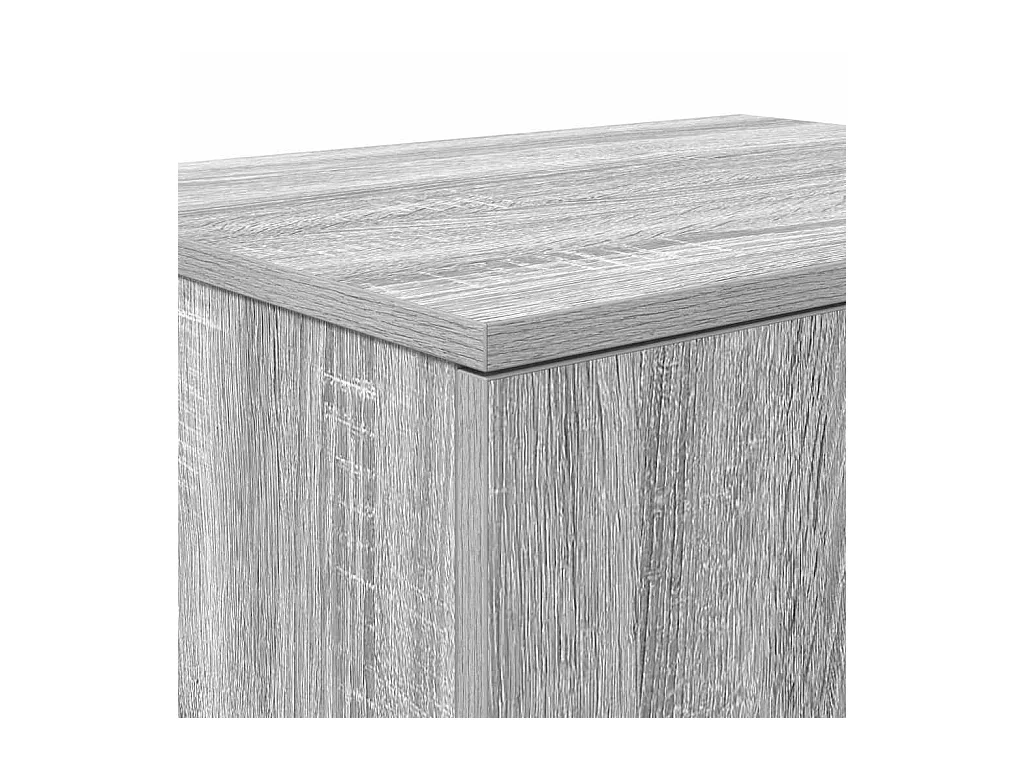 Mueble de almacenaje | Cabinete de Noche | Mesa auxiliar Gris sonoma 108x41x40 cm