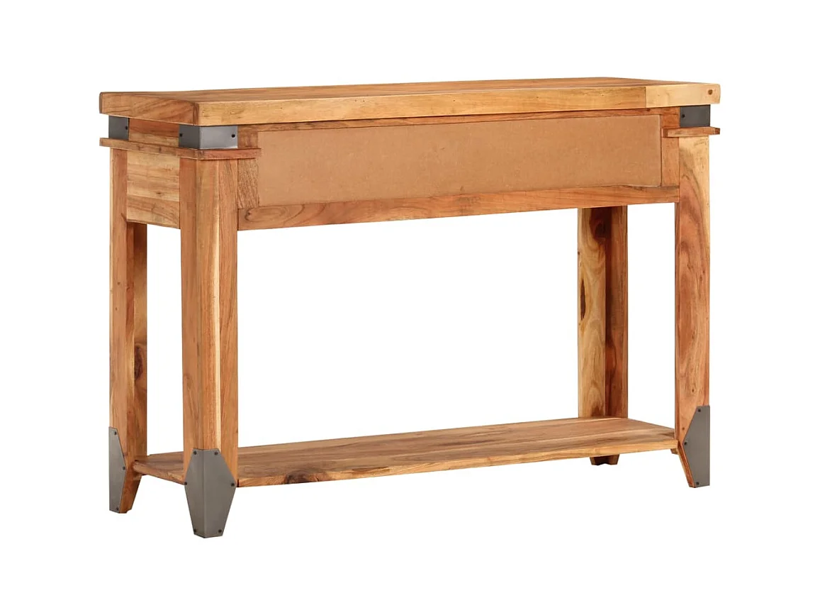 Mesa consola | Mesa auxiliar de madera maciza de acacia 110x34x74 cm