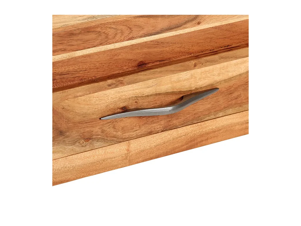 Mesa consola | Mesa auxiliar de madera maciza de acacia 110x34x74 cm