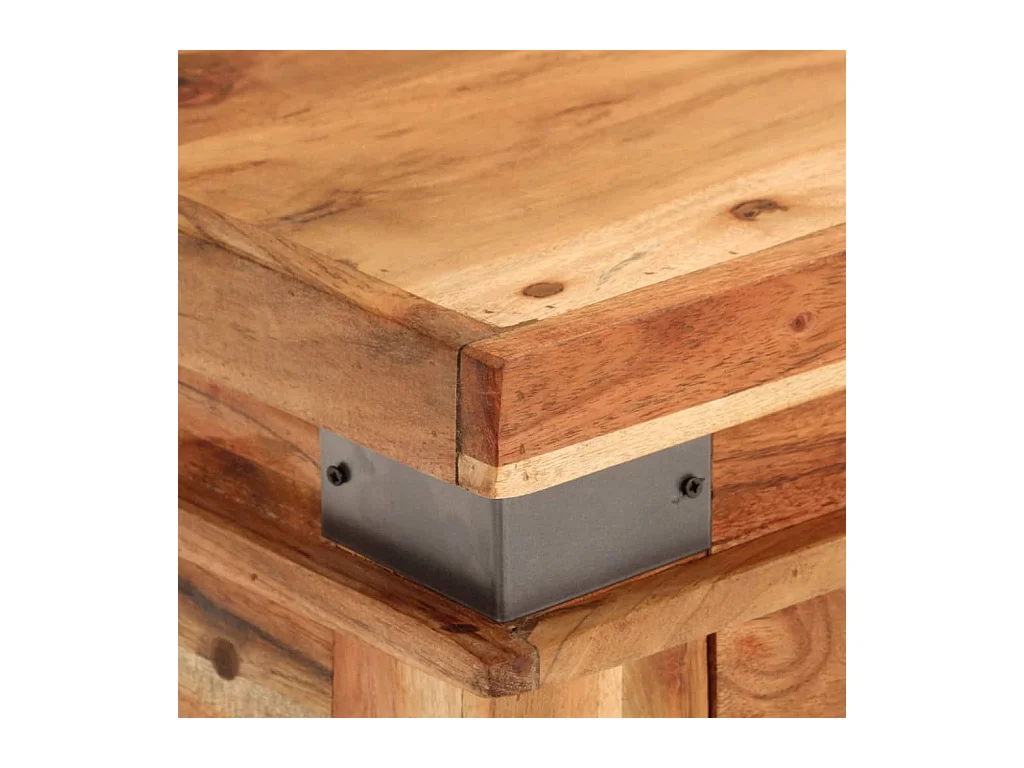 Mesa consola | Mesa auxiliar de madera maciza de acacia 110x34x74 cm