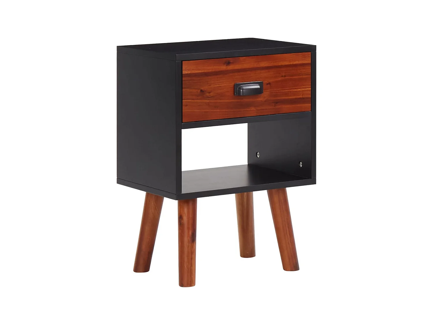 Mesitas de noche | Mesilla de noche 2 unidades madera de acacia maciza 40x30x57 cm