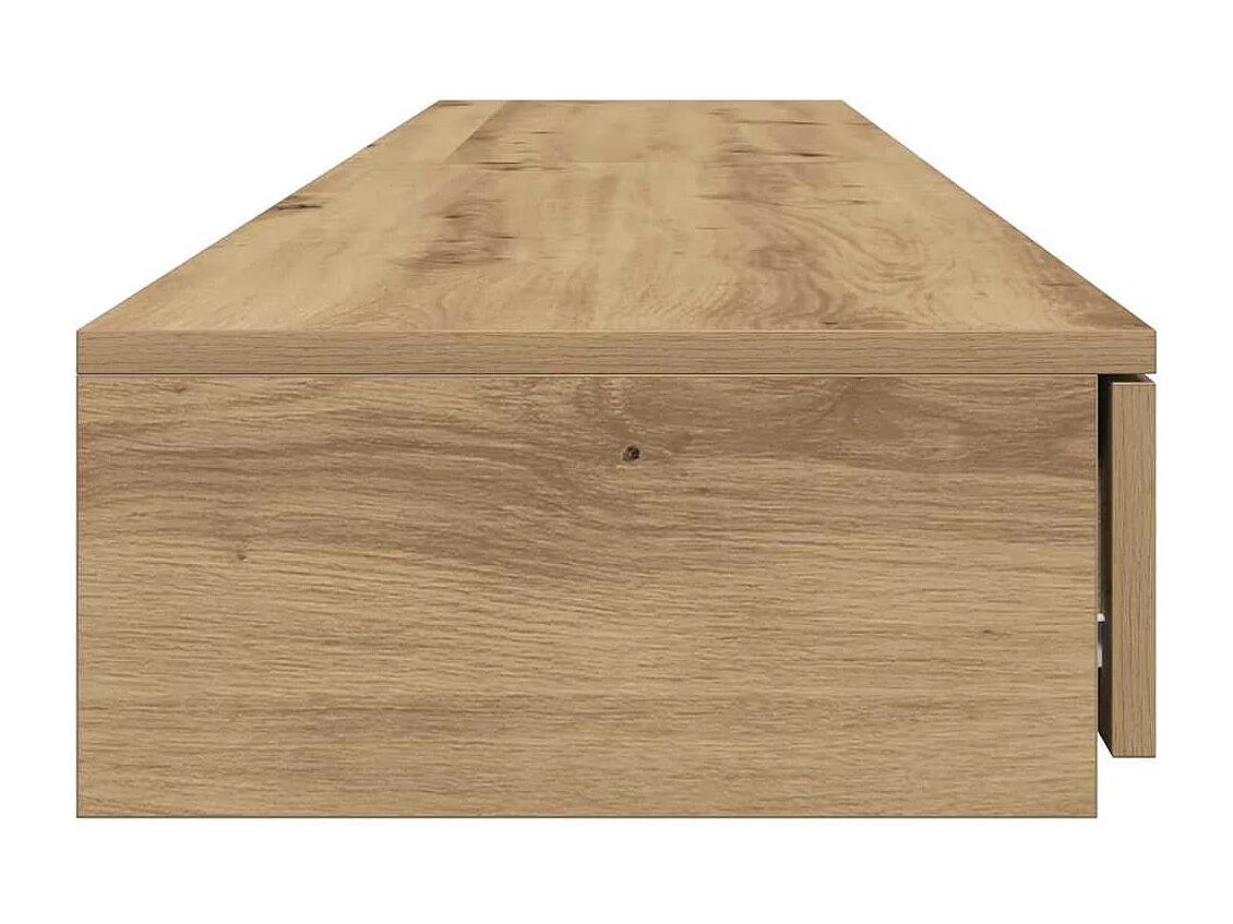 Tiroirs de lit avec tiroir chêne artisanal 200x36.5x16.5 cm