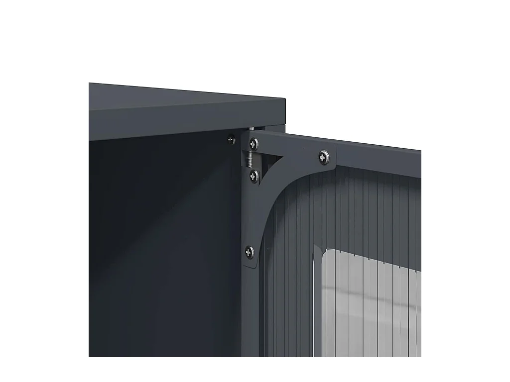 Table de chevet Étroite-Table d'appoint anthracite 36x39x60,5 cm acier laminé à froid