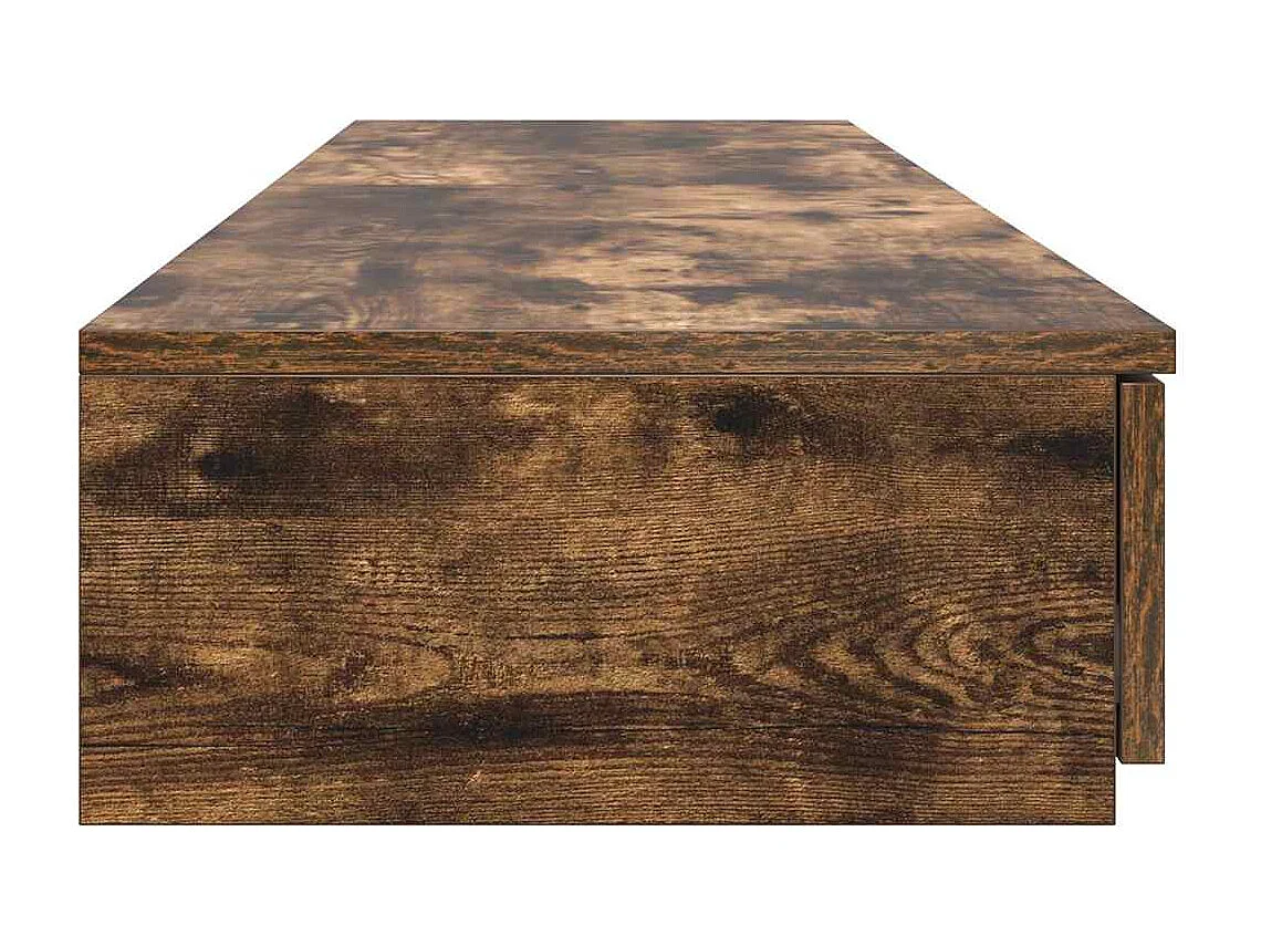 Cassetti per letto Rovere fumé 135x36.5x16.5 cm SHL3133