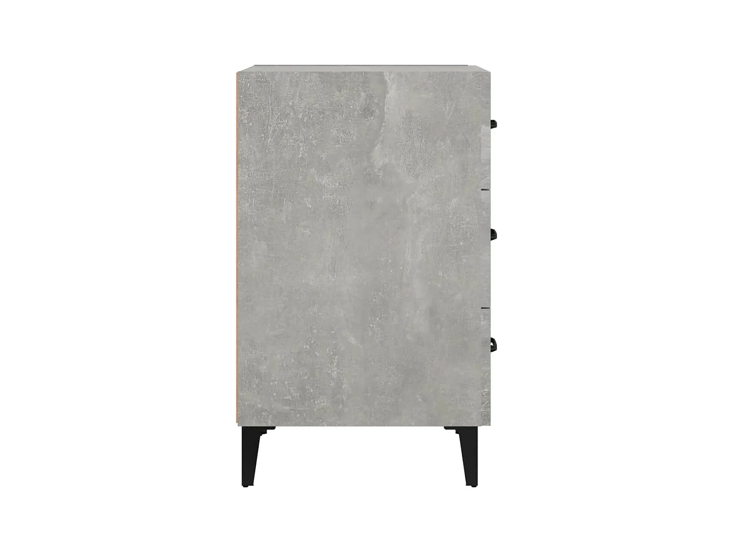 Table de chevet-Petite Table d'appoint-Table de nuit gris béton 40x40x66 cm bois d'ingénierie