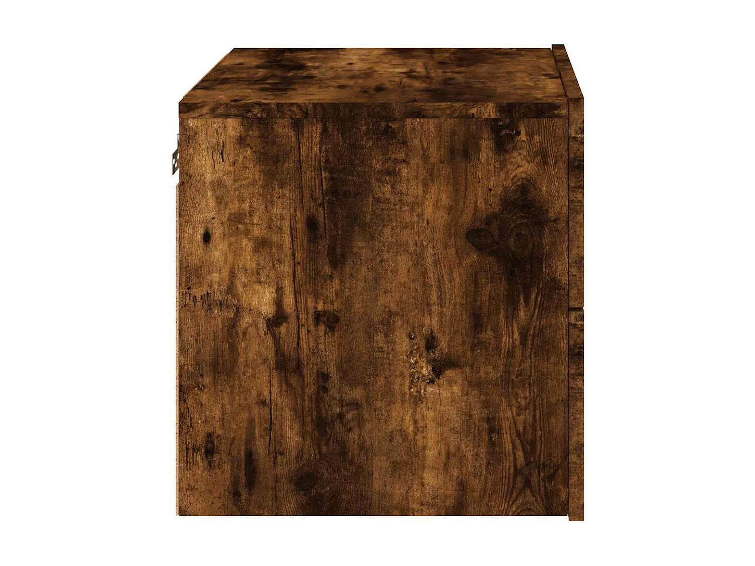 Nachttisch hängend | Wand-Nachttisch mit LED-Leuchten Räuchereiche SHL73905