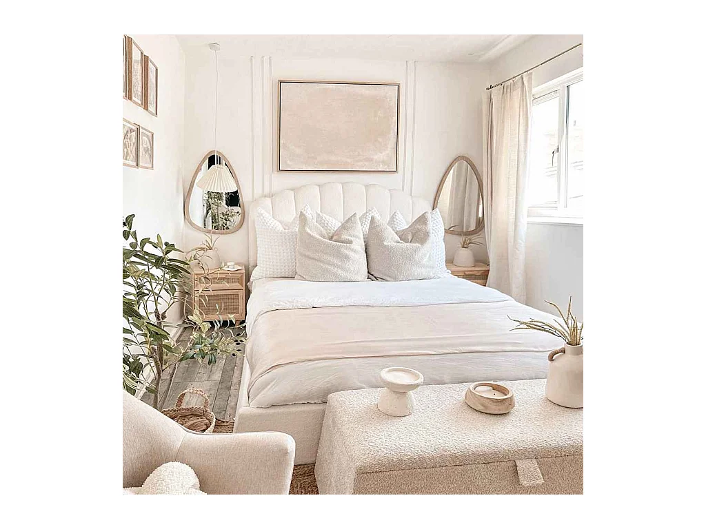 Tables de chevet-Tables d'appoint 2 pcs Marron Bois pin massif et rotin naturel