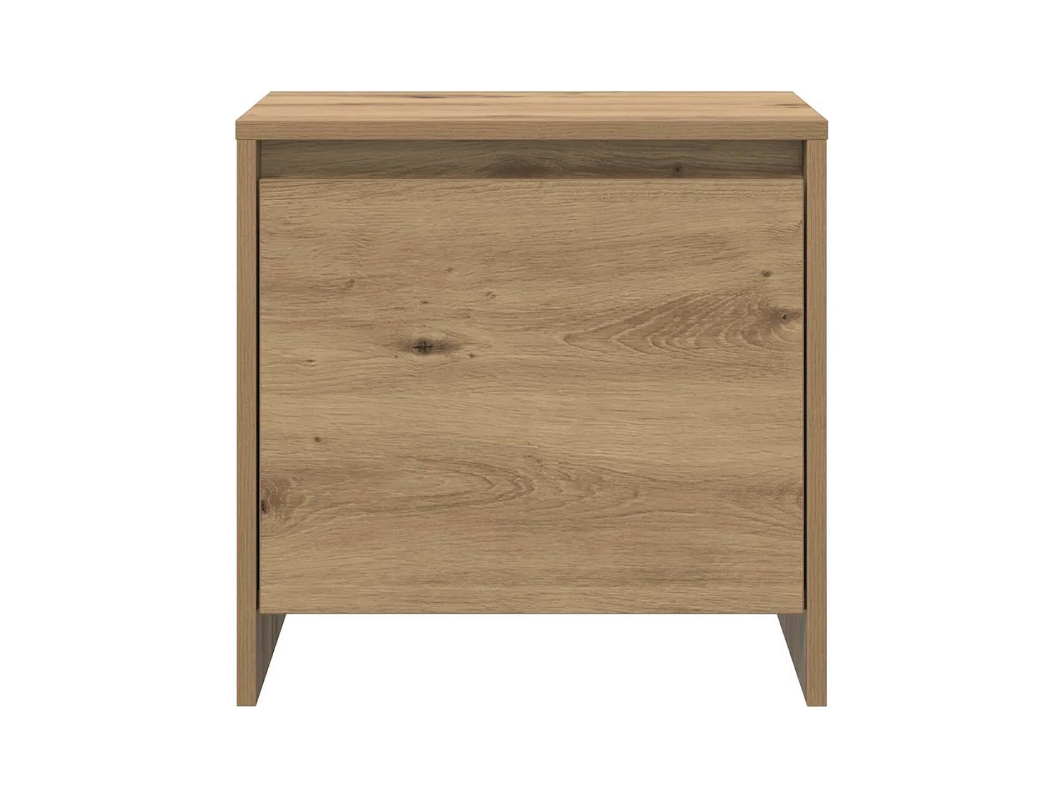 Mesita de Noche | Armario de Noche | Mesa auxiliar Roble artisan 45x34x44.5 cm