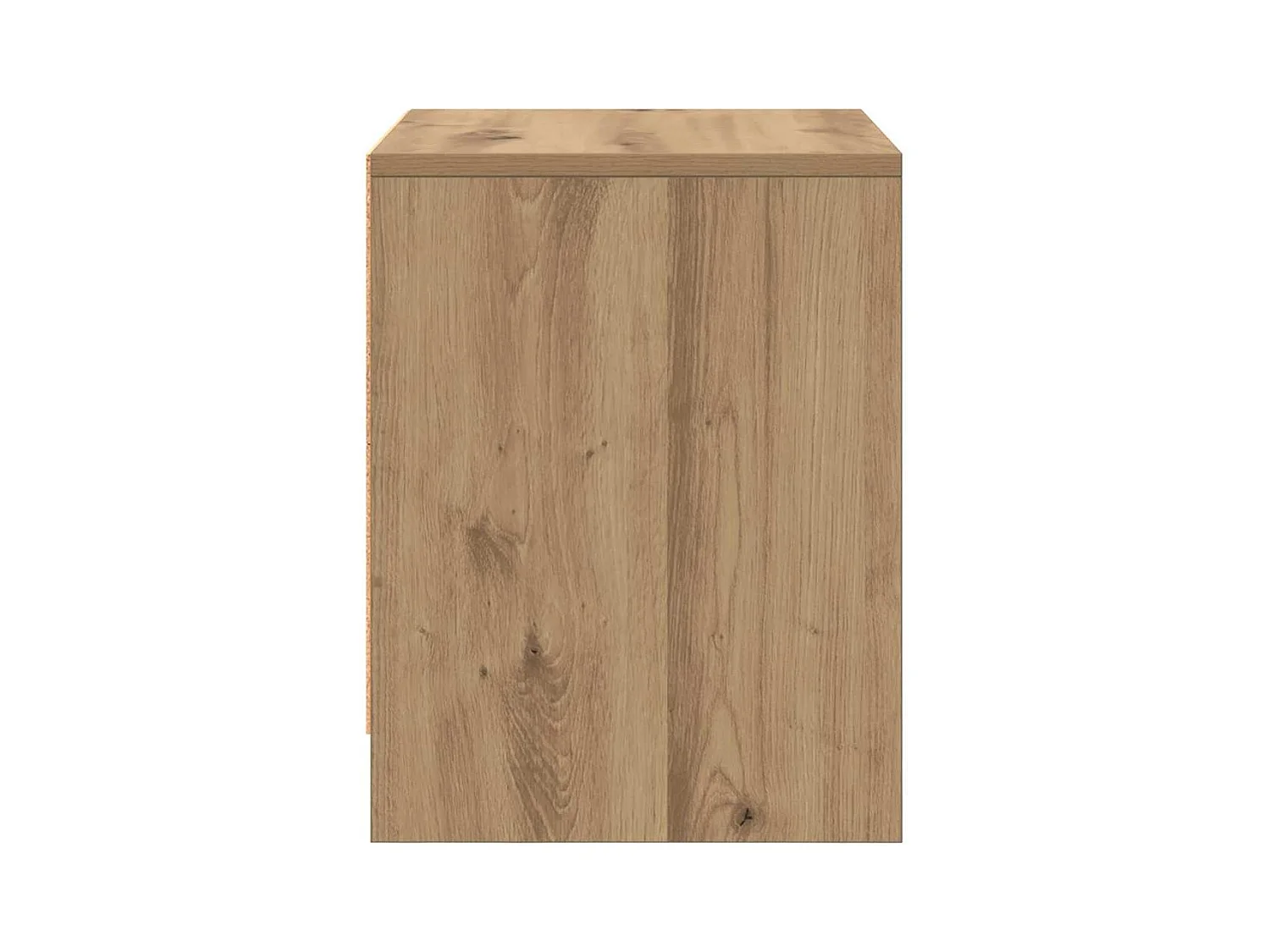 Mesita de Noche | Armario de Noche | Mesa auxiliar Roble artisan 45x34x44.5 cm