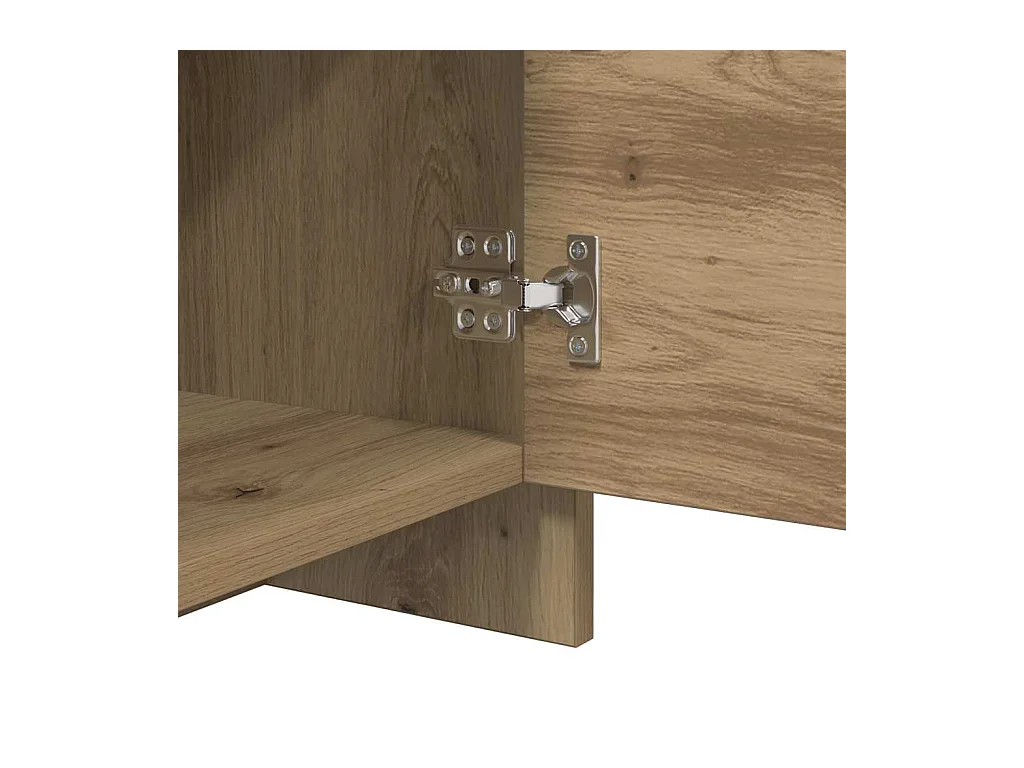 Mesita de Noche | Armario de Noche | Mesa auxiliar Roble artisan 45x34x44.5 cm