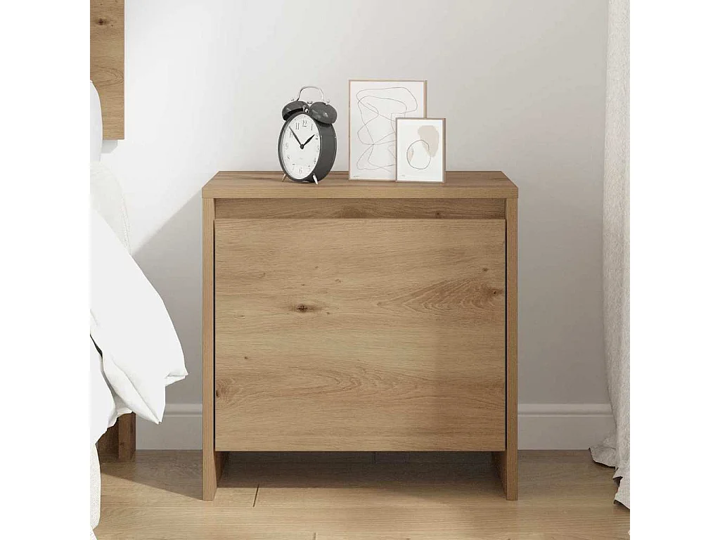 Nachttisch-Beistelltisch Artisan-Eiche 45 x 34 x 44,5 cm Holzwerkstoff SHL87859