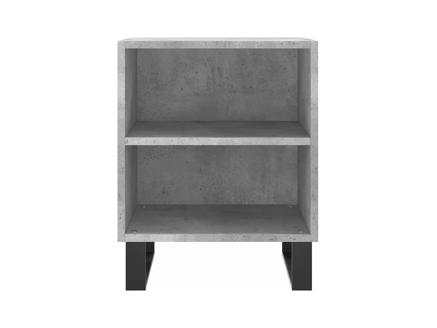 Mesitas de noche | Mesilla de noche 2 uds madera gris hormigón 40x30x50 cm