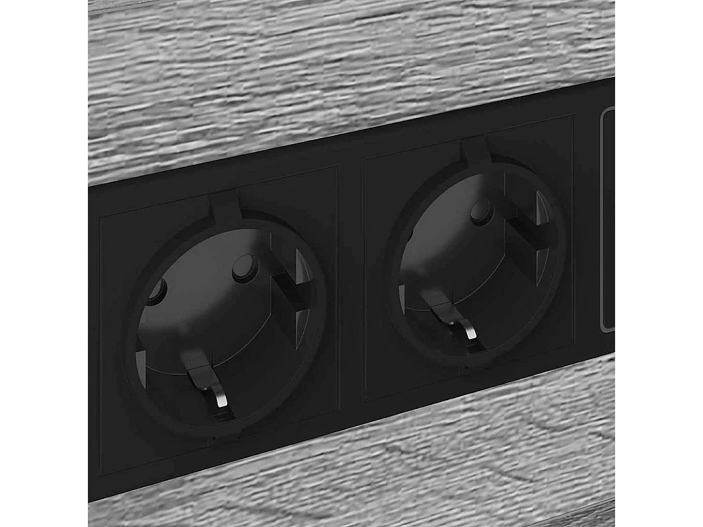 Comodini 2 pz | Tavolino da notte Grigio Sonoma 40x31x60 cm SHL2418