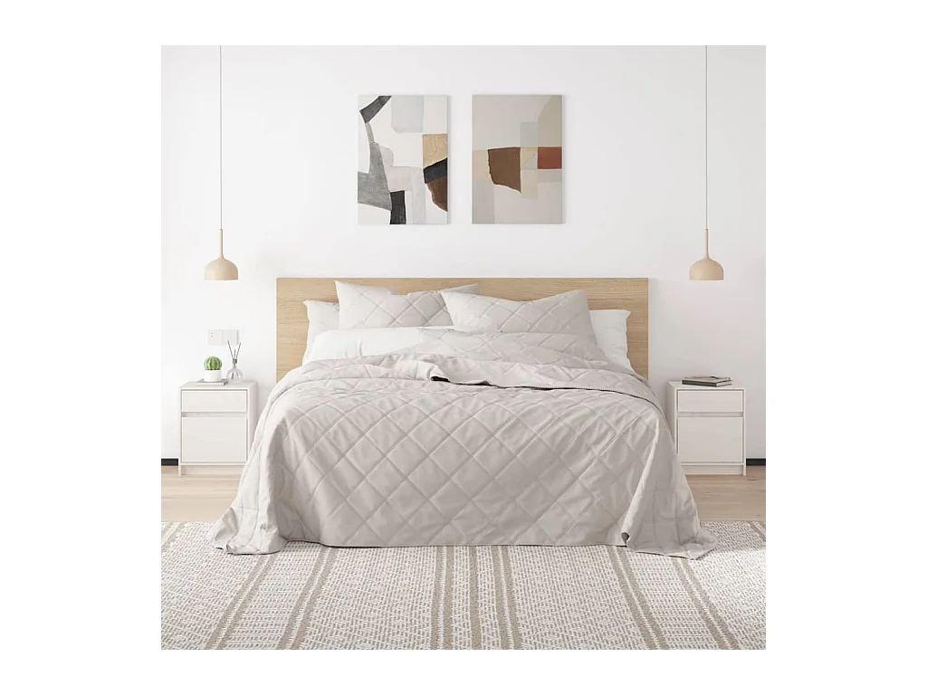 Mesita de noche | Mesilla de noche madera maciza de pino blanca 40x31x50 cm