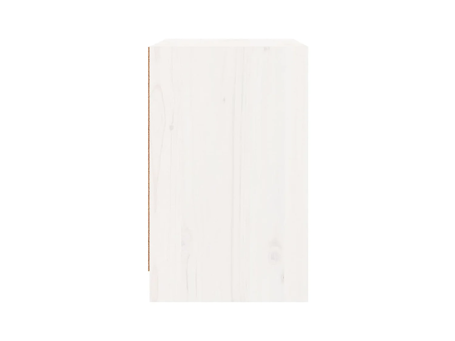 Mesita de noche | Mesilla de noche madera maciza de pino blanca 40x31x50 cm